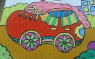 汽车画画儿童画 儿童画汽车颜色搭配